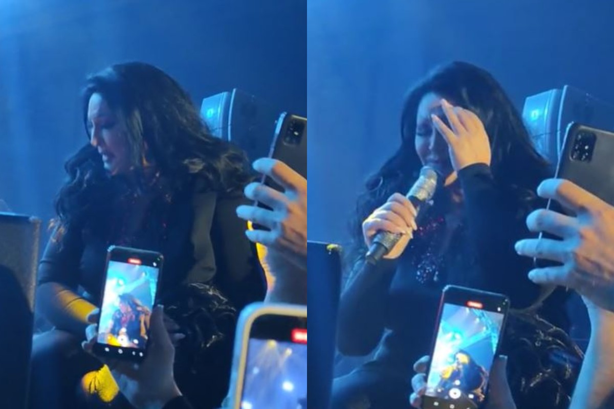 Dragana Mirković se slomila na koncertu: Lila suze kao kiša zbog emotivnih stihova, publika je bodrila: "Ja sam jaka za sve" (VIDEO) 7 ipiccy image 5 7