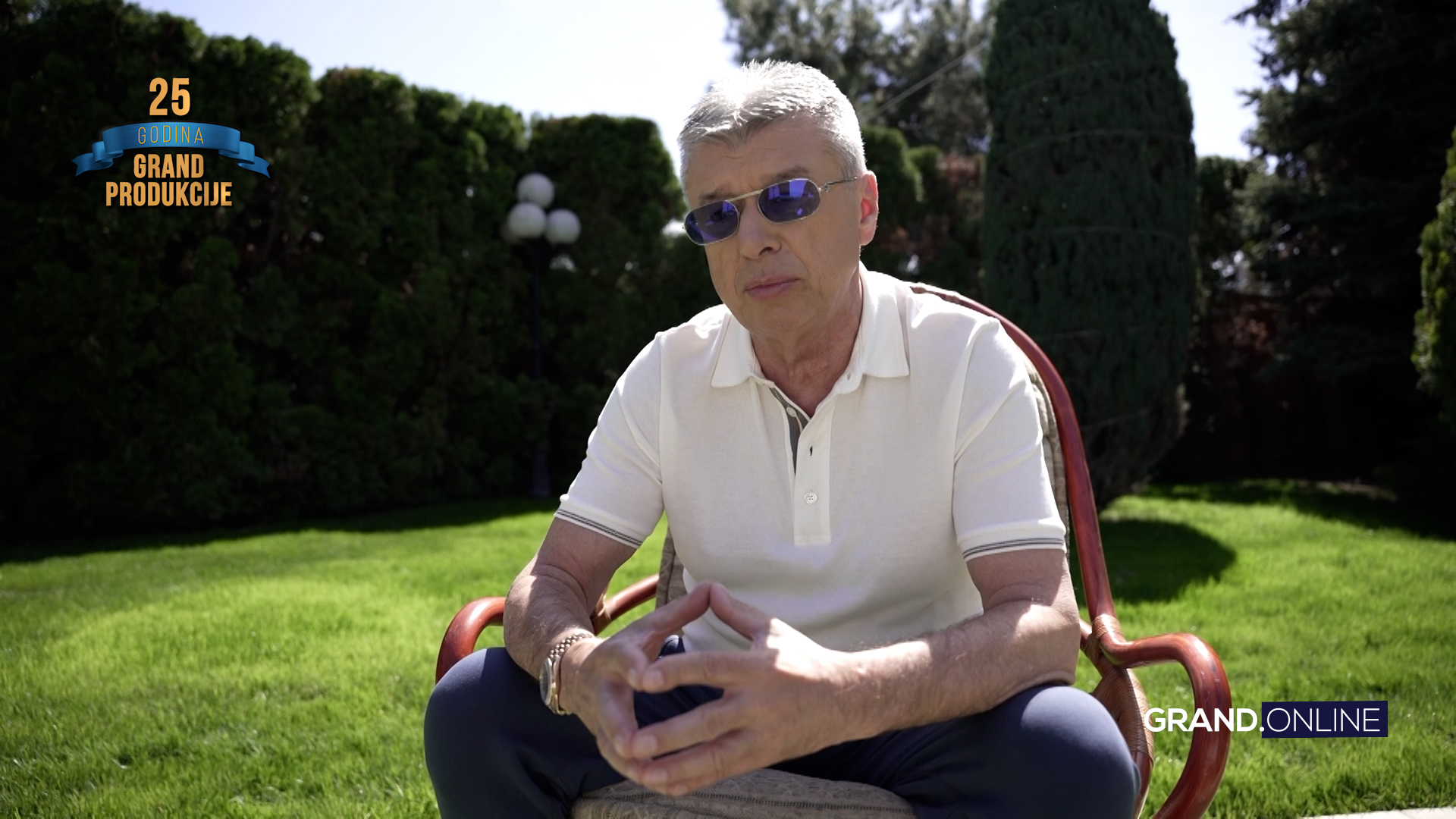 Saša Popović se uključio u emisiju iz svog doma, emotivno govorio o Grandu: "Imali smo nesreću, Brena i ja nismo mogli da sanjamo da ćemo dočekati 2024." VIDEO 7 25 GODINA GRANDA.06 42 21 05.Still006