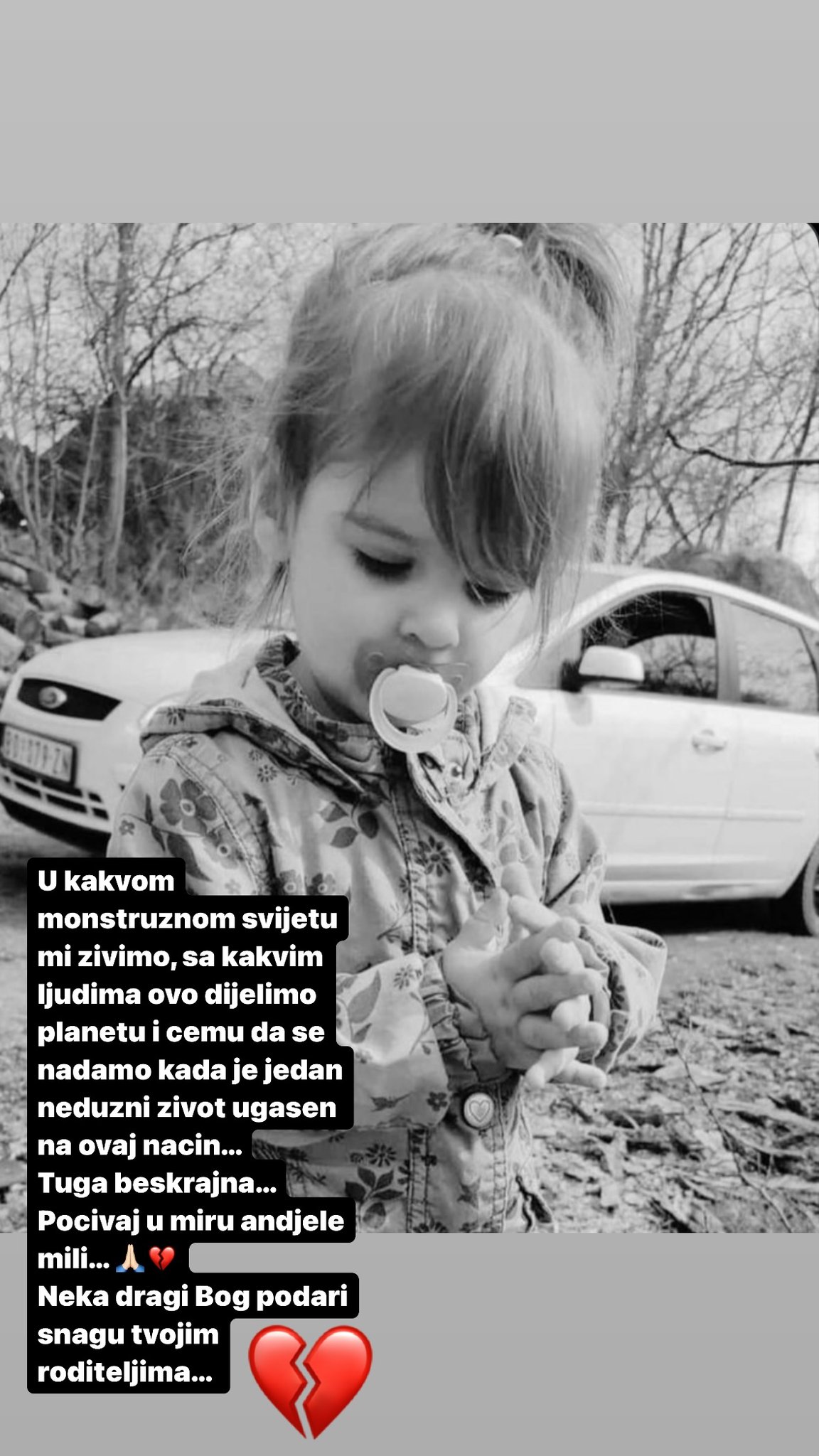 Nikolinu Kovač razdire tuga zbog ubistva dvogodišnje Danke: "Sa kakvim ljudima ovo delimo planetu?" (FOTO) 7 Snapinsta.app 434479513 18425170036037700 2914079986678221374 n 1152