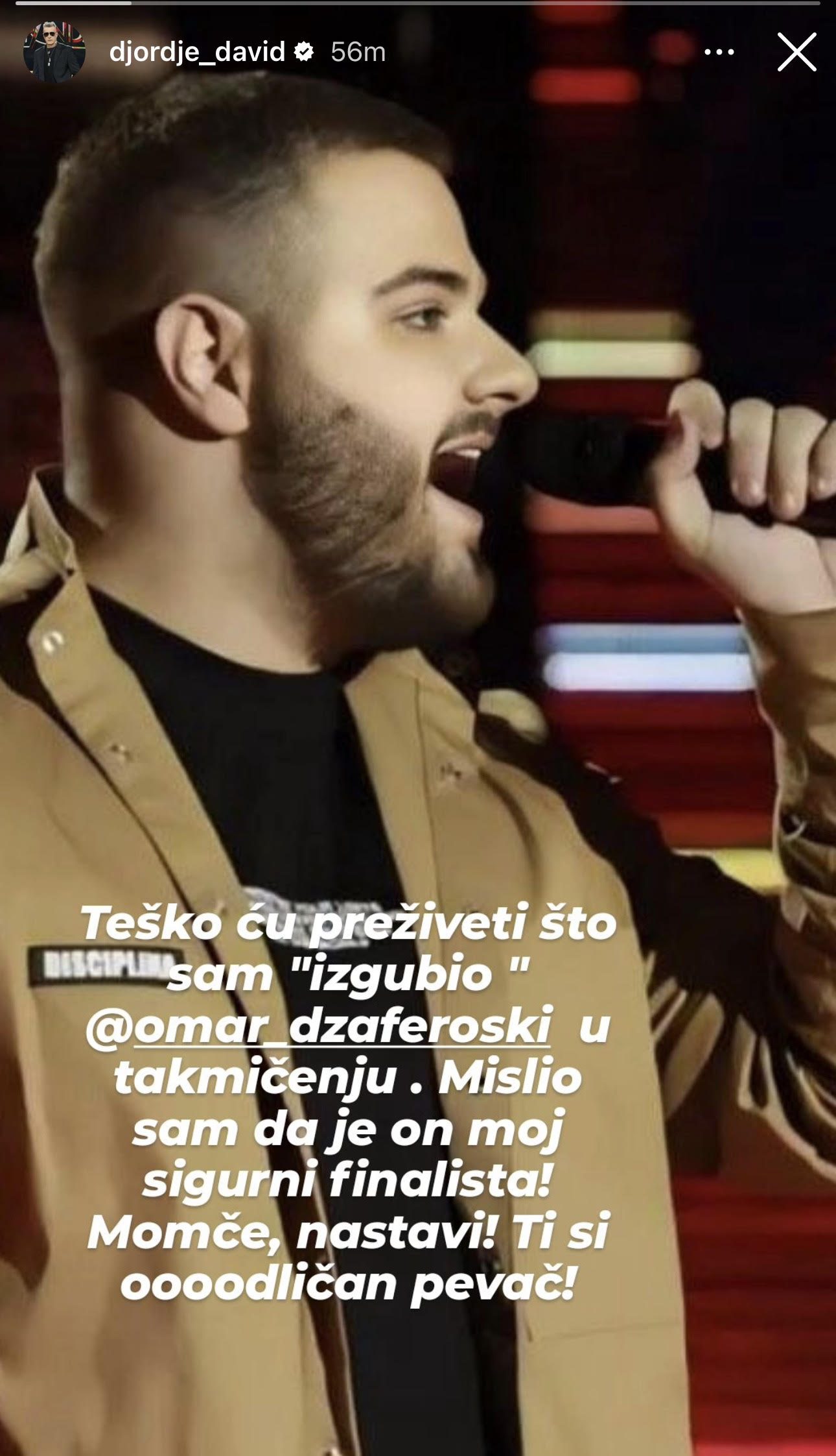 "Teško ću ovo preživeti" Oglasio se Đorđe David nakon Omarovog ispadanja (FOTO) 7 image 6 2