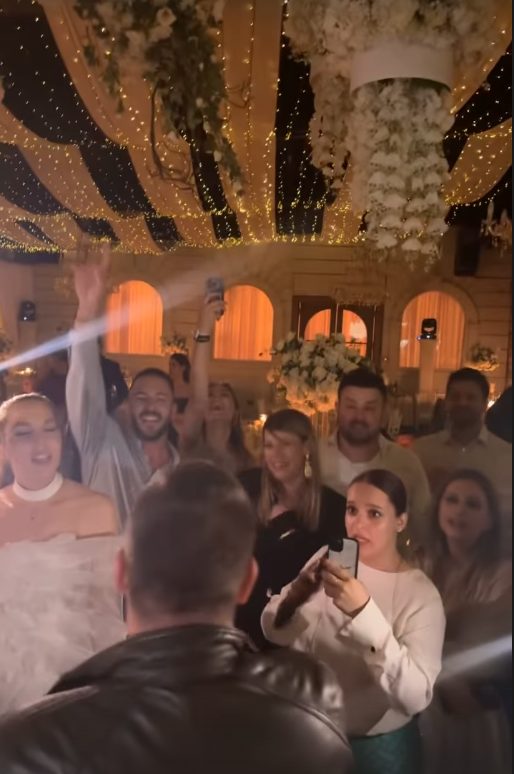 Georgiev iznenađenje na svadbi Kosane i Sofre, Filip Živojinović mu se obradovao, nije mogao da ga pusti (VIDEO) 9 vlado svadba sofra