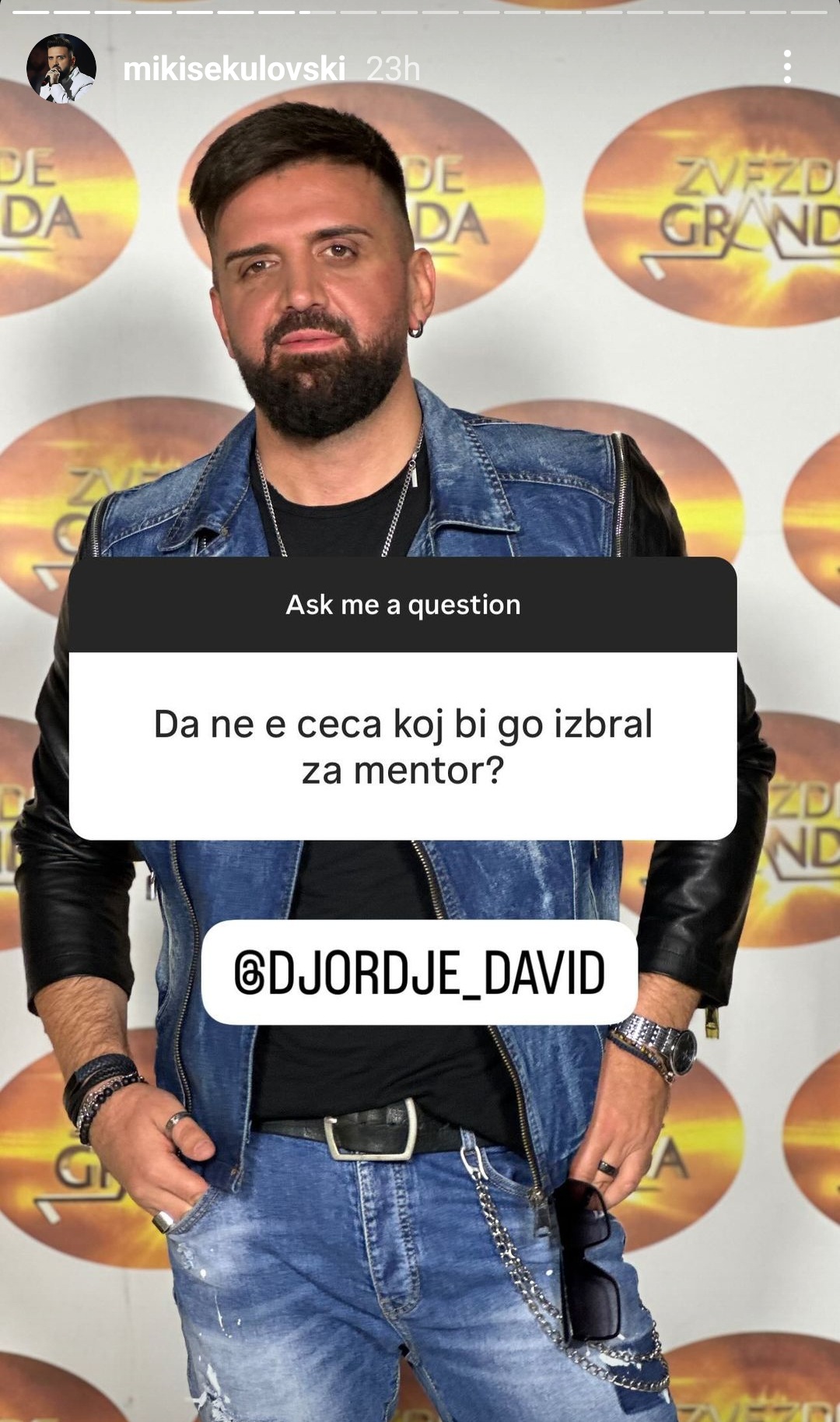 Miki Sekulovski otkrio koga bi odabrao za mentora umesto Cece Ražnatović 6 miki sekulovski mentor