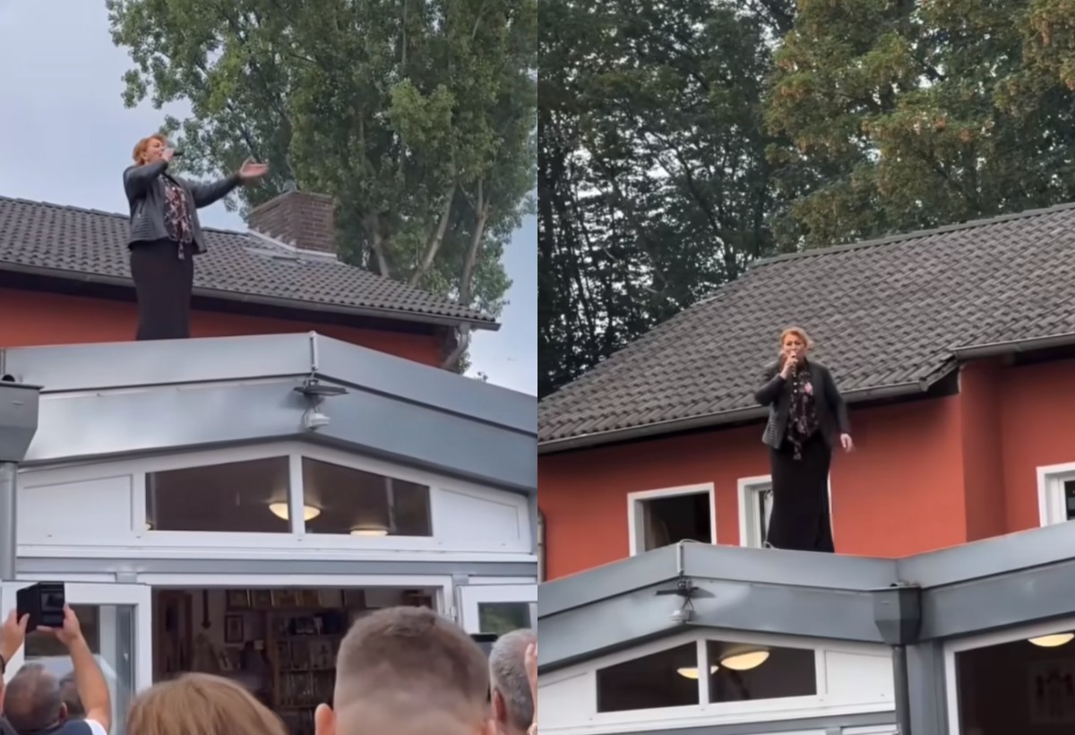 Nakon šlepera, Ćana završila na krovu: Publika gleda i ne veruje 6 cana