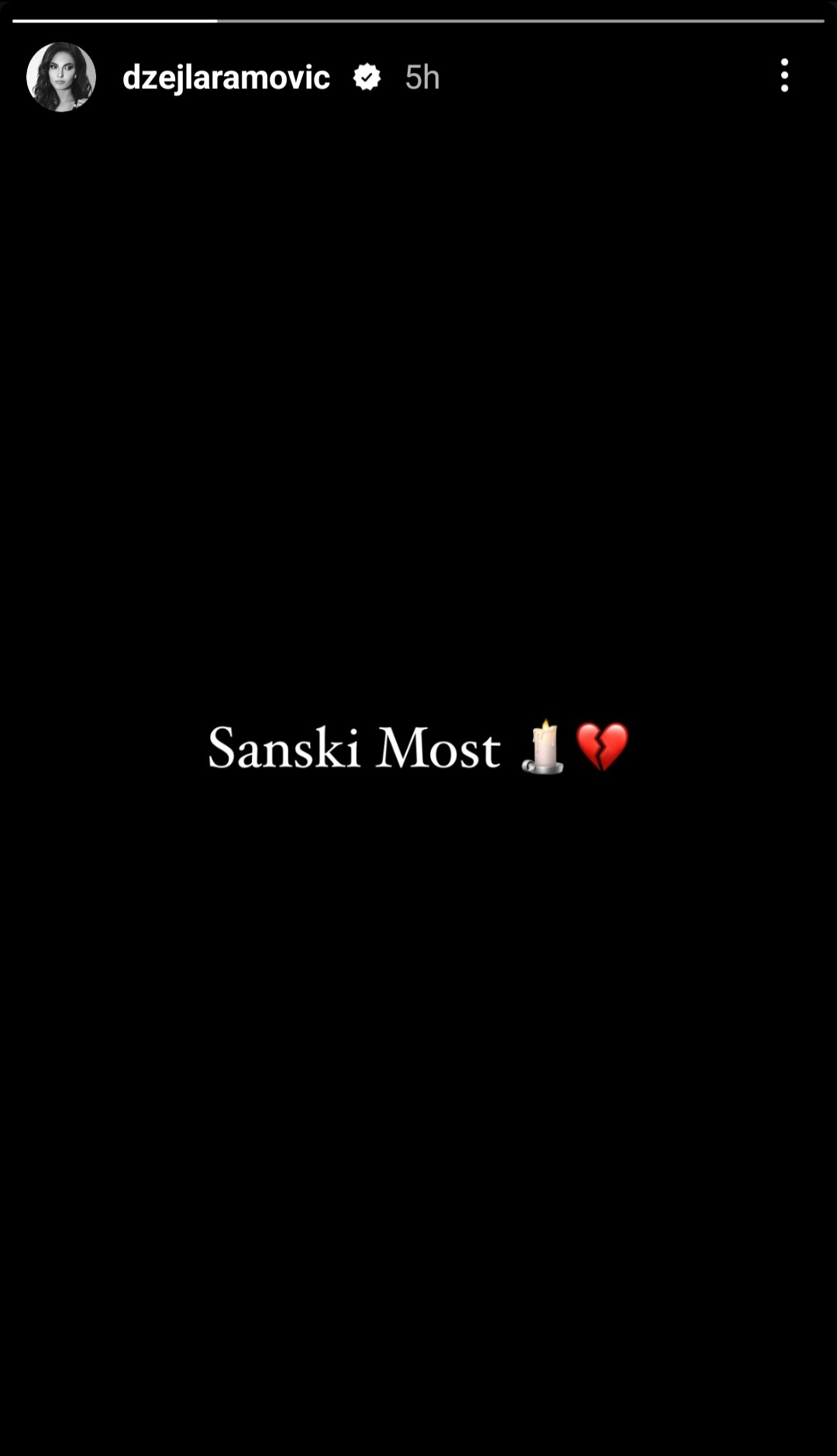 Oglasila se Džejla Ramović nakon jezive tragedije u Sanskom Mostu 7 Screenshot 20240822 090417 Instagram 1