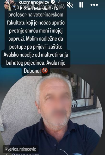 Suprug Verice Rakočević objavio sliku čoveka koji ih je sinoć uznemiravao: "Nasilnik je profesor na fakultetu" 6 jij