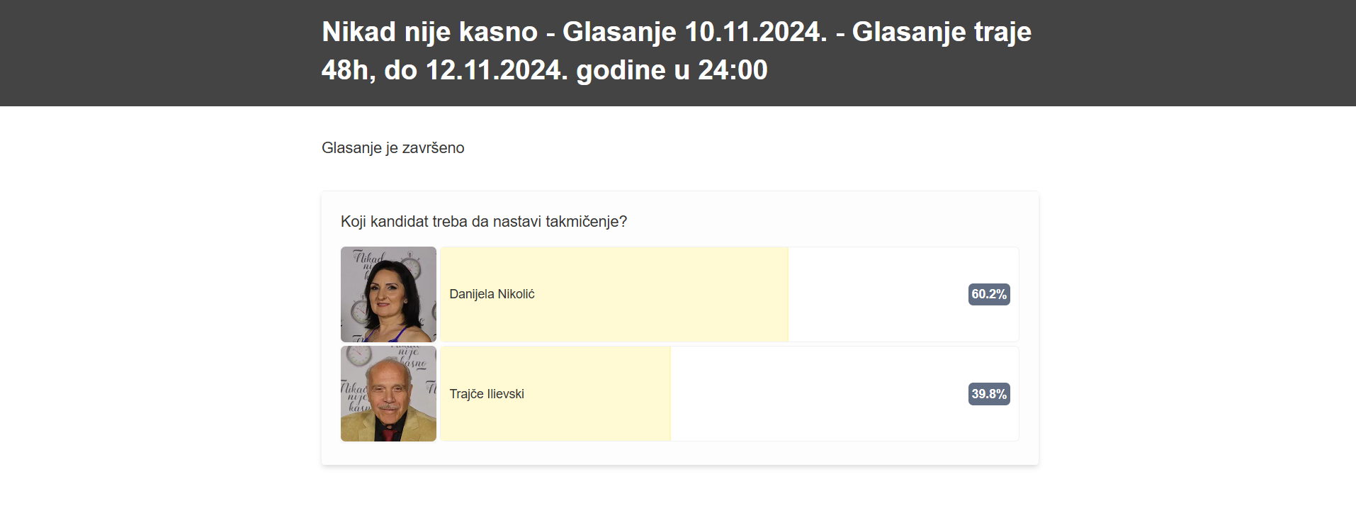 Jedan takmičar napustio šou, drugi ide u naredni krug, evo ko je ove nedelje bio miljenik publike 11 Screenshot 2024 11 13 091730