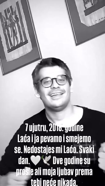 Dve godine od smrti Laće Radulovića, pevačica objavila video koji je rasplakao sve 5 laca