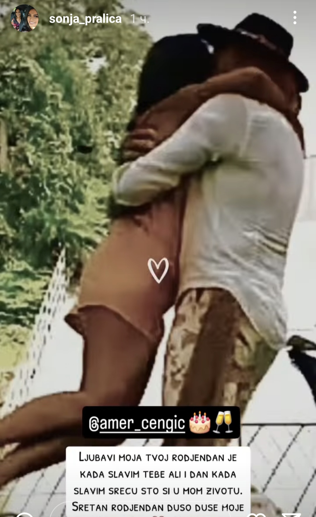 Ljubav cveta kao prvog dana, Sonja Pralica se emotivnim rečima obratila Čengi: "Slavim dan kada si ušao u moj život" 7 Screenshot 20250228 085625 Instagram