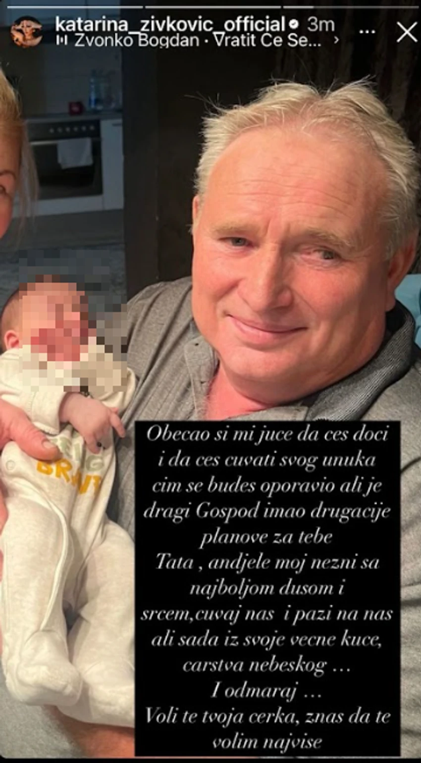 Preminuo otac Katarine Živković: Velika tuga u porodici pevačice 6
