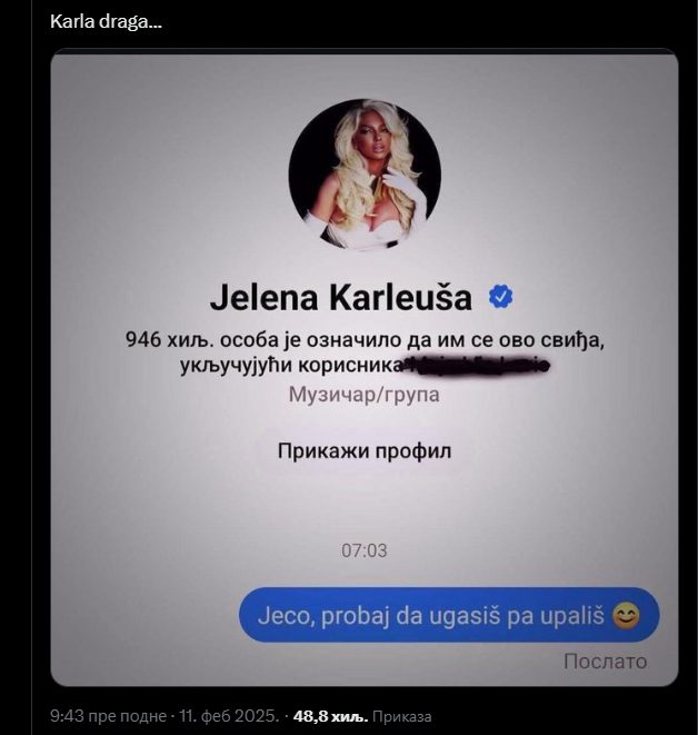 Studenti ponudili pomoć Jeleni Karleuši, rezultat je komičan 7 jelena karleusa instagram 1