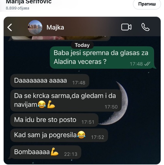 Oglasila se Marija Šerifović o PZE, njena majka zna ko pobeđuje: "Kad sam ja to pogrešila?" 6 marija serifovic 1 1