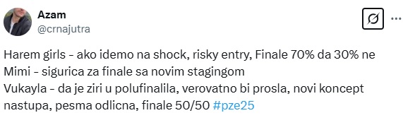 Mreže se usijale uoči finala PZE, kladionice dale svoju prognozu ko će predstavljati Srbiju na Evroviziji 6 prognoza 1
