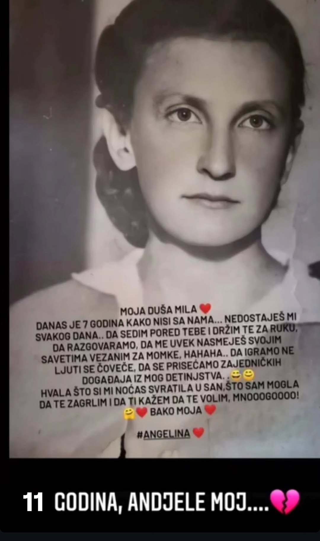 Tužan dan u domu Milice Todorović: "Anđele moj, jedanaest godina..." 7 Screenshot 20250320 080858 Instagram