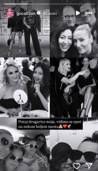 Goca Tržan se u suzama oprostila od najbolje drugarice: "Vidimo se opet na nekom boljem mestu" FOTO 7 Hvataj 10