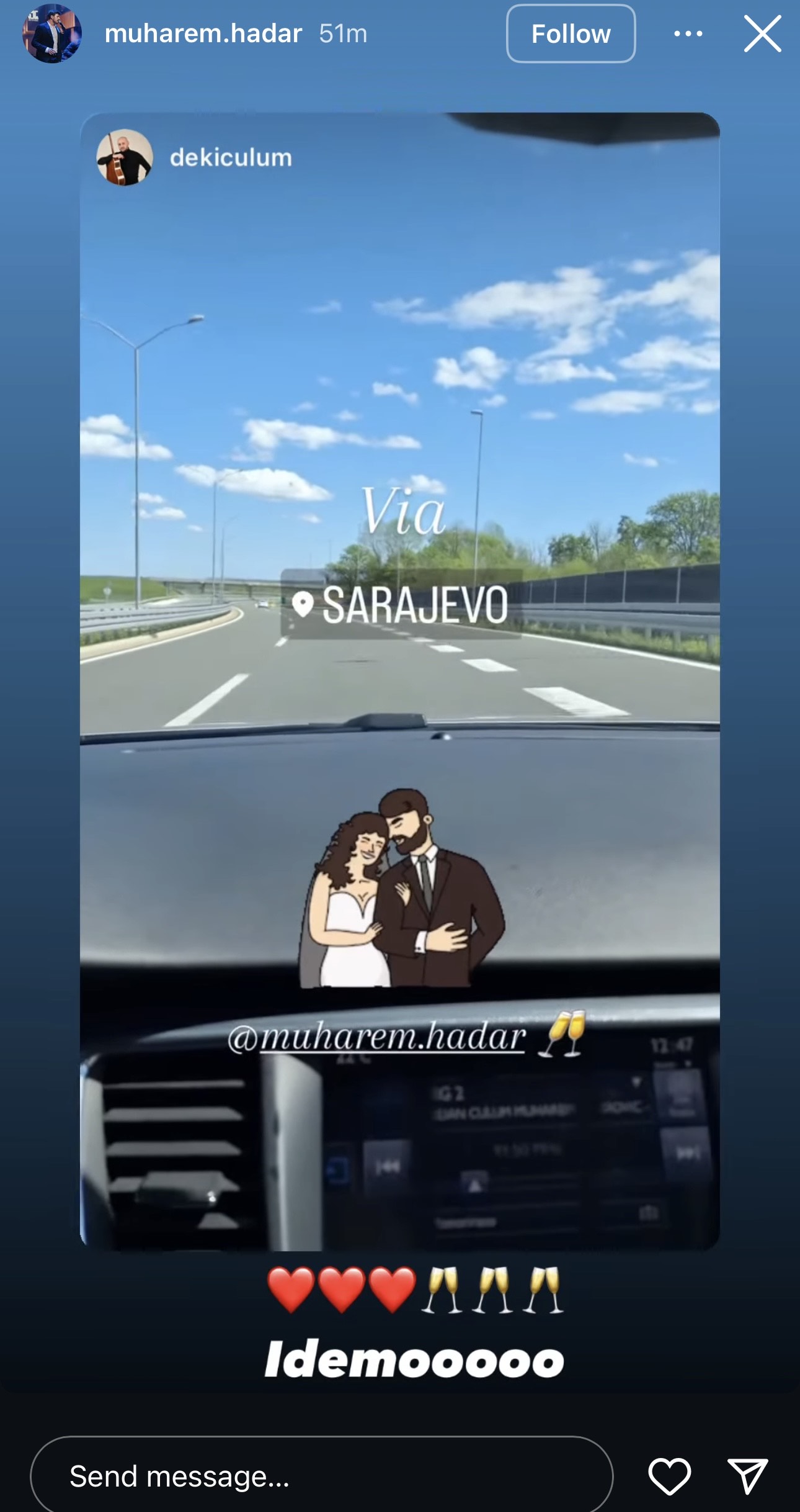 Zvone svadbena zvona: Muharem Hadrović danas staje na ludi kamen 7 IMG 1829