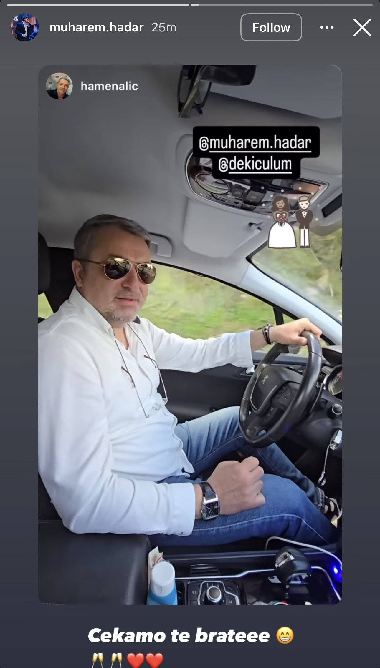 Zvone svadbena zvona: Muharem Hadrović danas staje na ludi kamen 6 IMG 1830