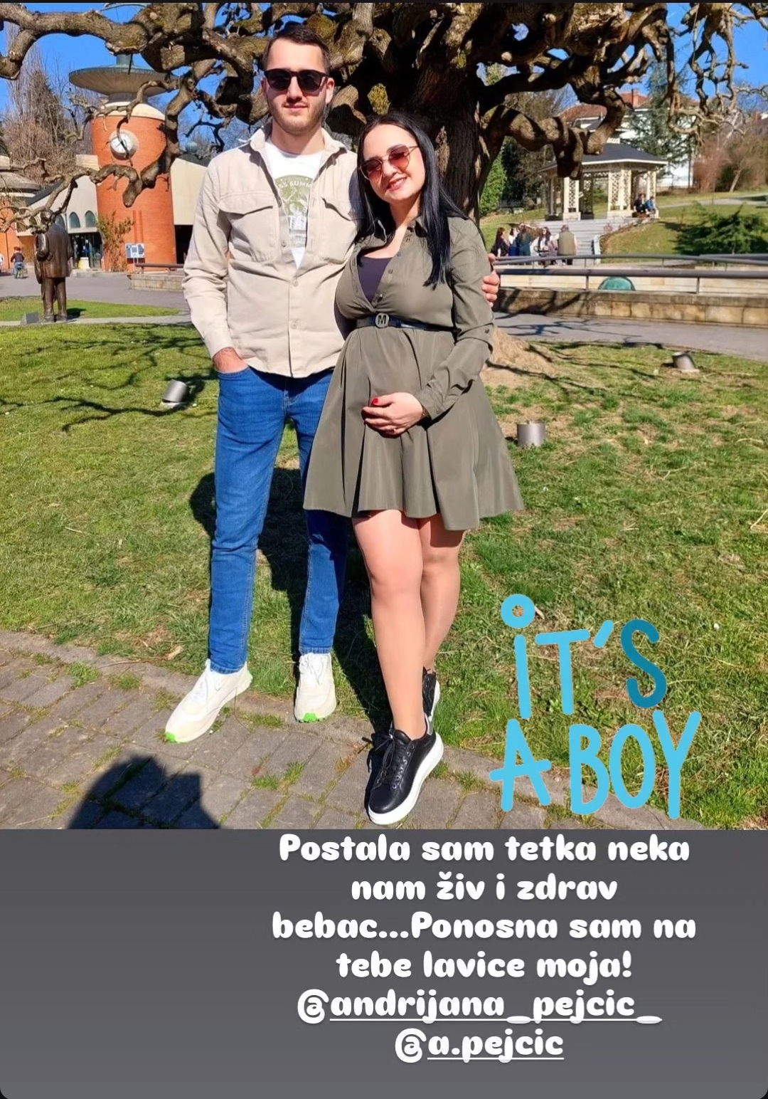 Aleksandra Mladenovic sestra i zet
