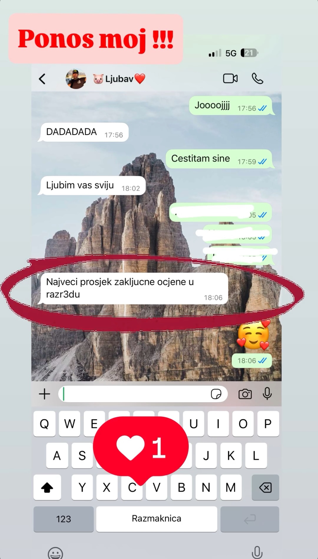 Nikolina Perkovic prepiska