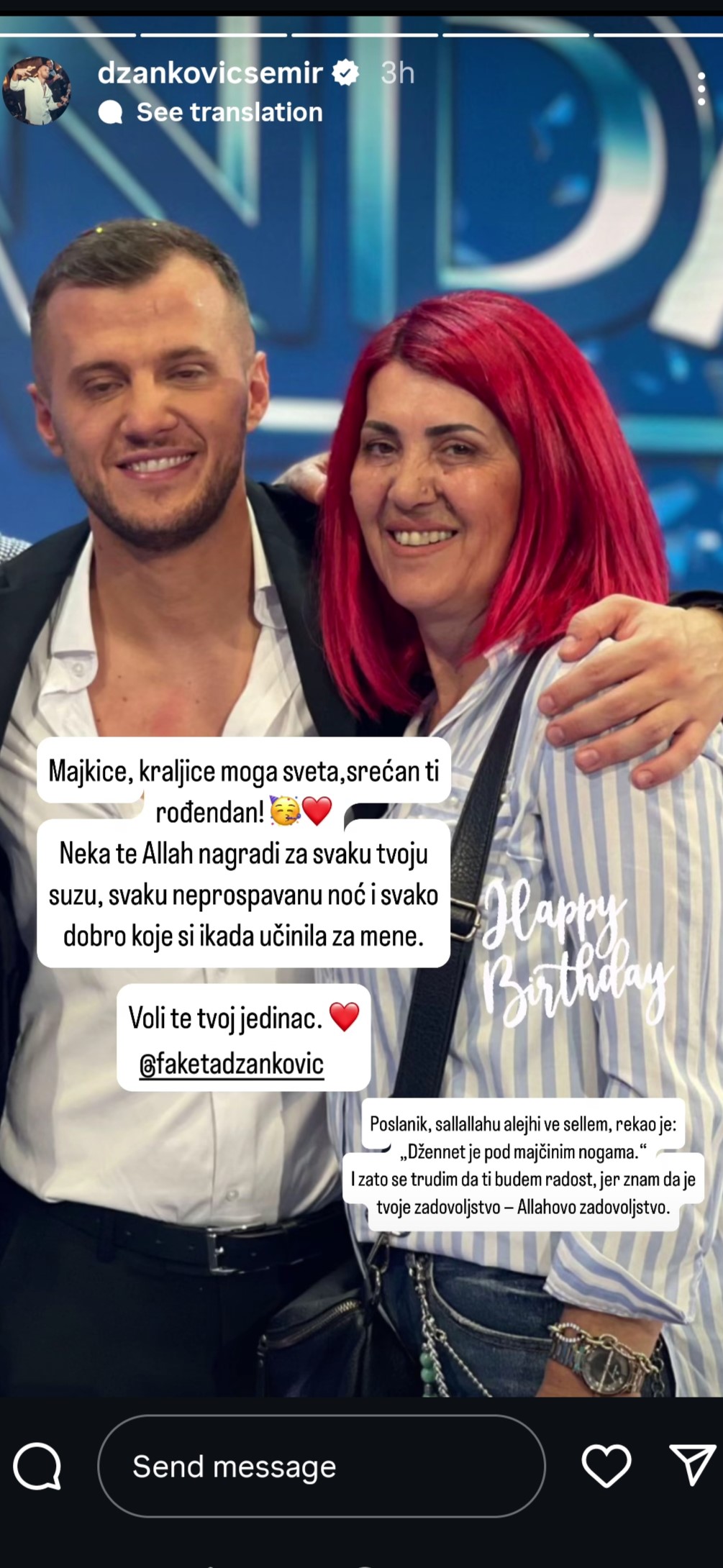 Slavlje u domu Semira Džankovića, podelio srećne vesti: "Neka te Allah nagradi za svaku tvoju suzu" FOTO 4 Screenshot 20250615 174028 com.instagram.android