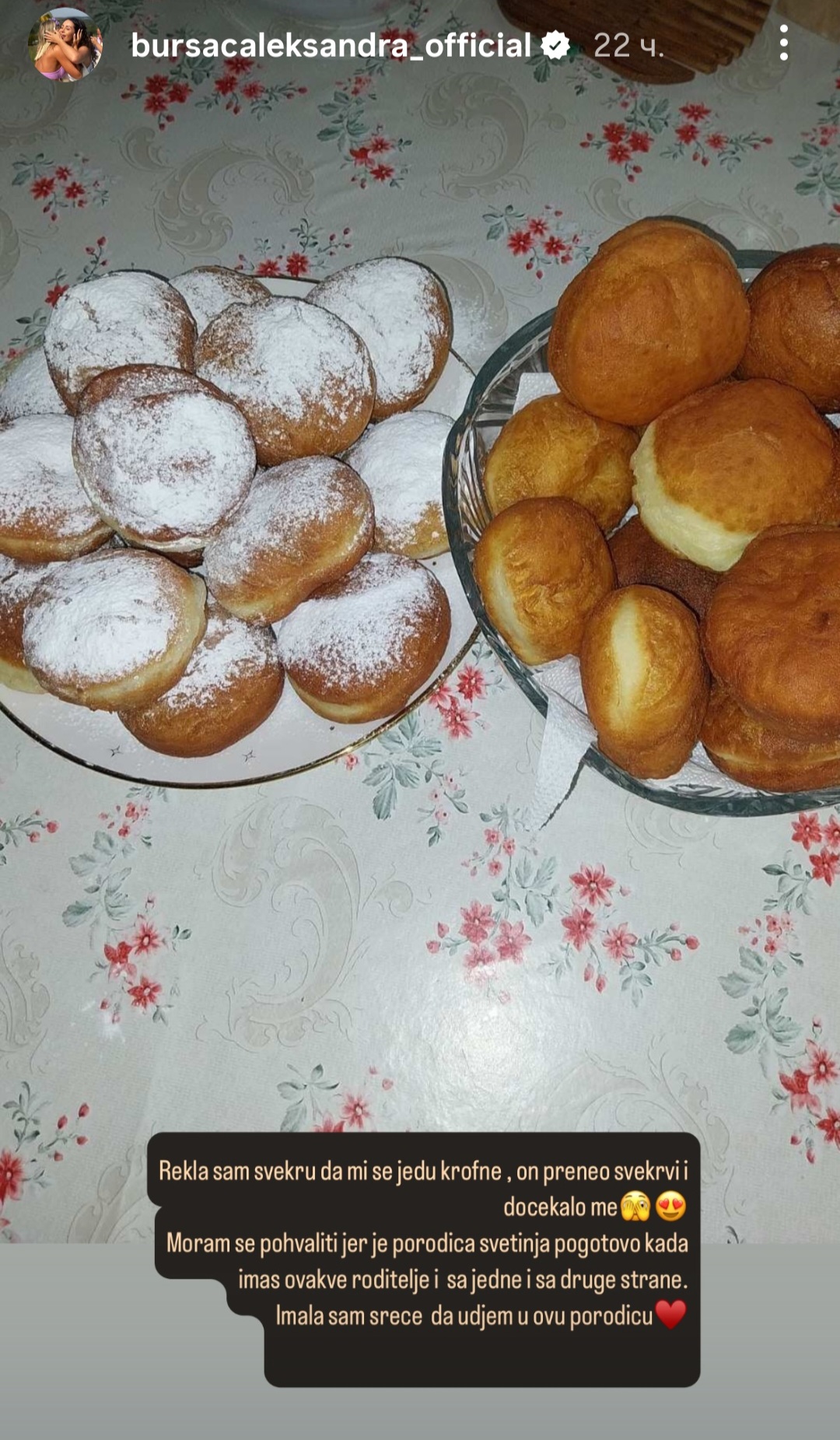 Ona okom, svekrva skokom: Bursać se pohvalila odnosom sa muževljevom porodicom, ispunjavaju joj sve želje 8 Screenshot 20250829 103121 Instagram