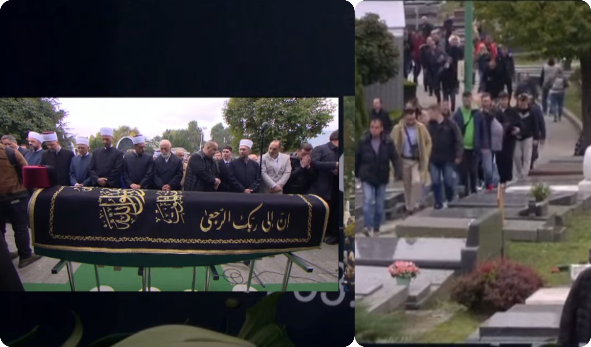 Sahrana Halida Bešlića: Hiljade ljudi čeka ukop, evo kakvo značenje nose tri simbola na kovčegu 7 sahrana kovceg halida beslica