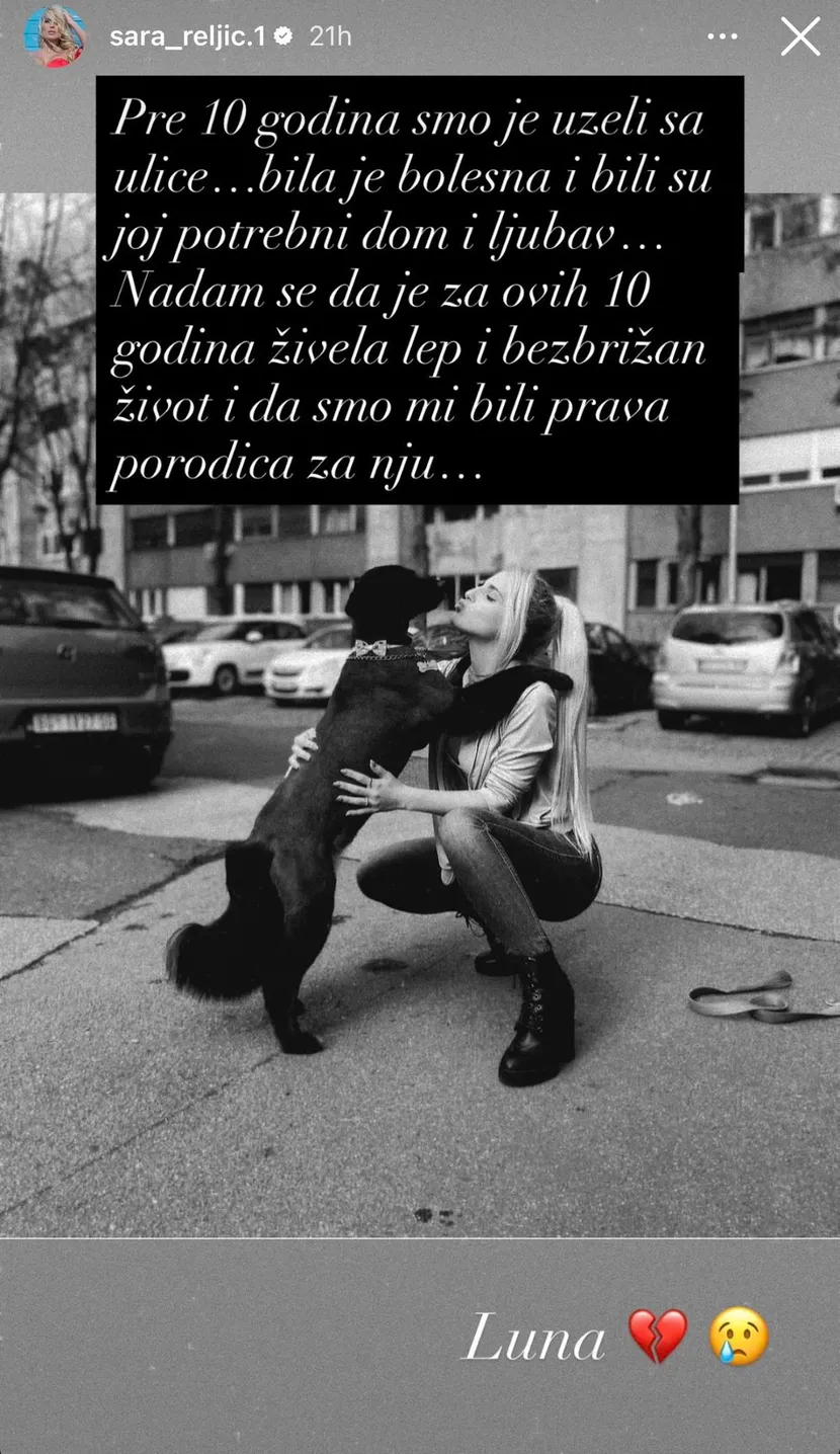 Tuga u domu pevačice: "Nadam se da je živela bezbrižan život" 5 sara reljic