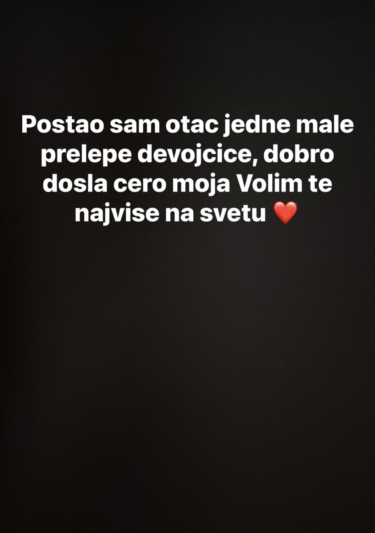 nenad osmanovic postao tata