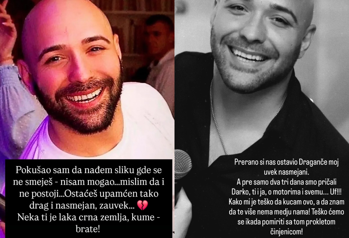 Potresne poruke, estrada se oprašta od Darkovog brata: "Teško ćemo se pomiriti sa prokletom činjenicom" 6 dragan lazic 2