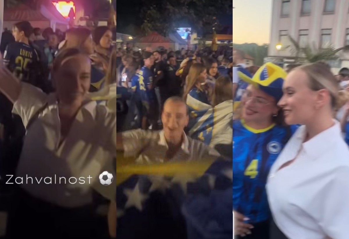 Bosna slavi: Šejla u prvim redovima nakon istorijskog uspeha fudbalera, jedan pevač bio na stadionu (FOTO) 5 ipiccy image 10 2