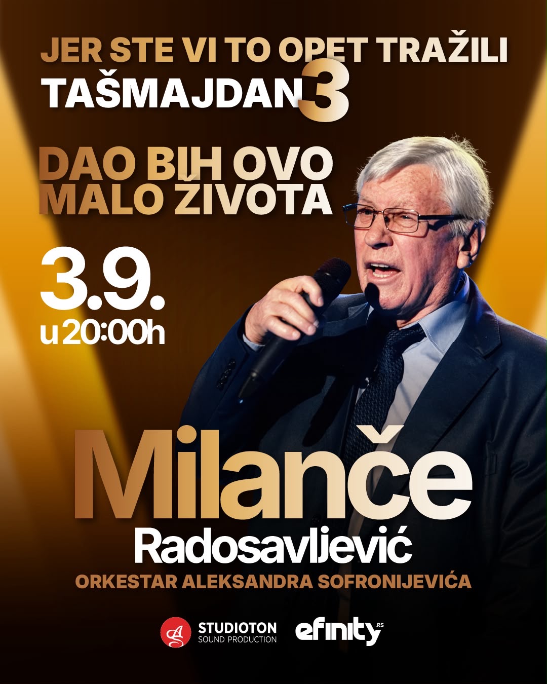 Puštene u prodaju karte za Tašmajdan 3: Posle dva istorijska koncerta, Milanče Radosavljević ispunio želju publike (VIDEO) 6 acf0a586 8d99 48b8 ac90 c28475616be5