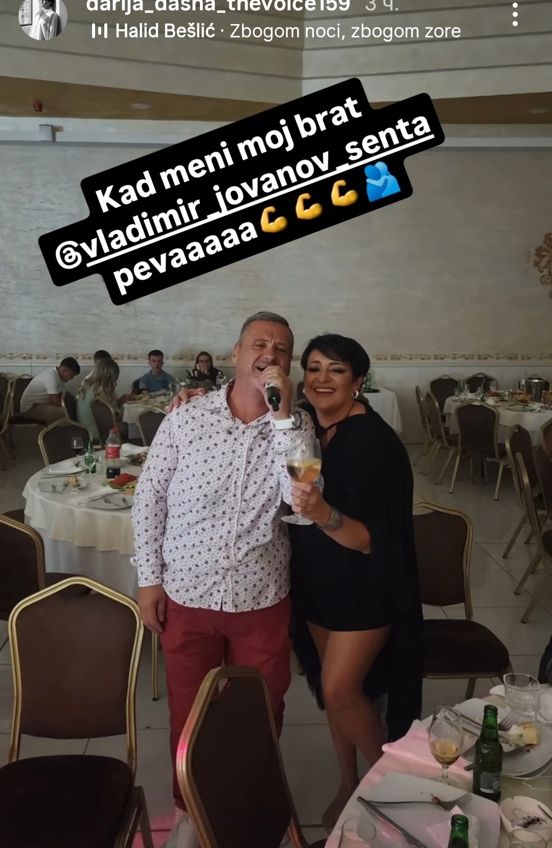 Darija i Senta nastavili druženje i nakon takmičenja, spektakl na Zlatiboru bio je samo jedan od susreta: "Kad meni moj brat peva" 5 Screenshot 20260829 131250 Instagram