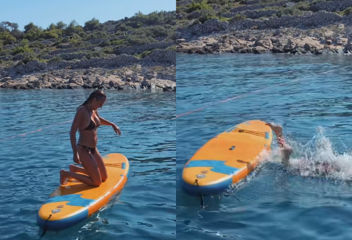 Aleksandra Prijović se prevrnula sa SUP daske: Video sa mora postao viralan (VIDEO) 6 aleksandra prijović