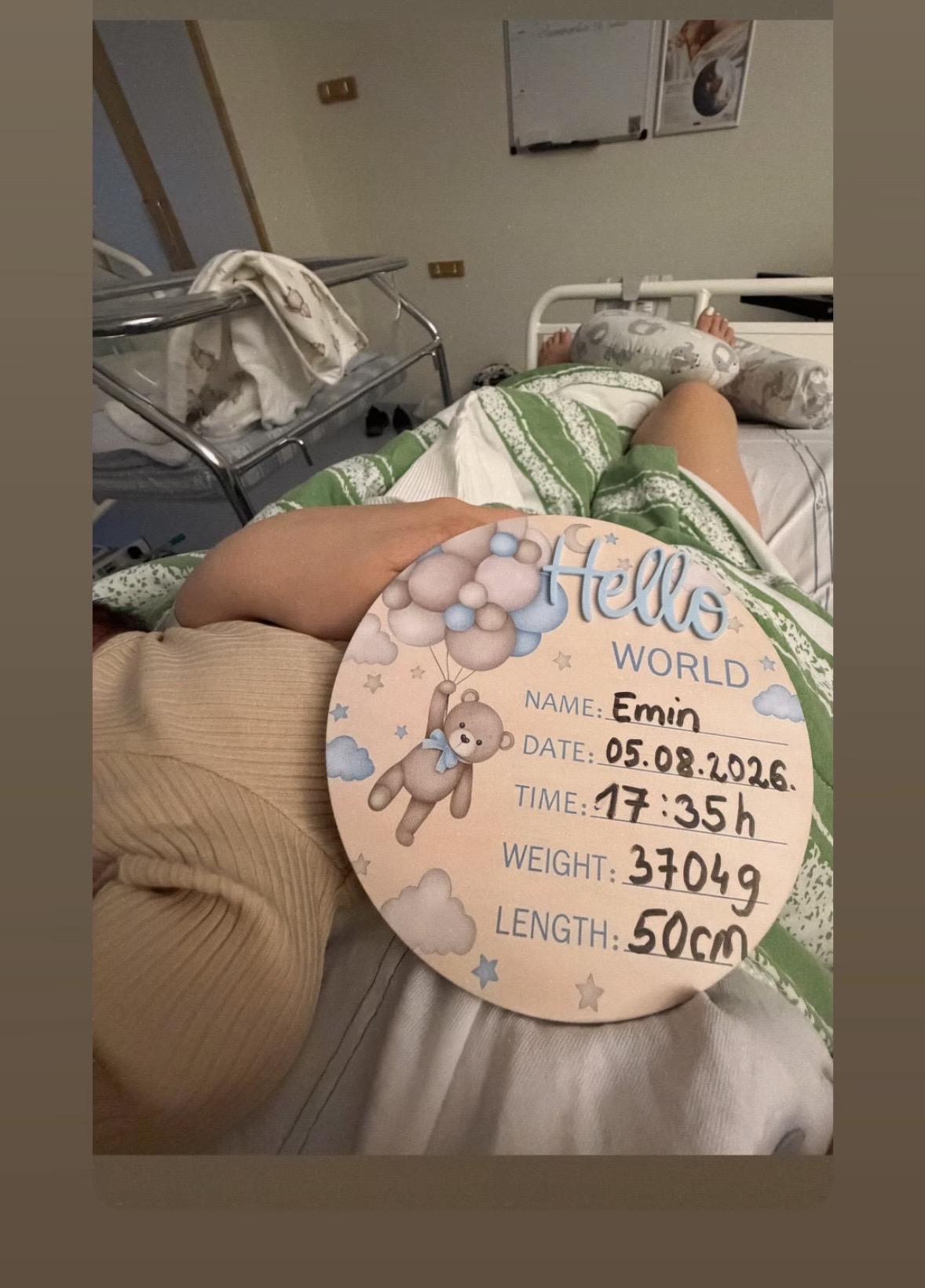 Imala je dogovor sa mužem oko imena za bebu: Đula Drini se porodila, evo kako su nazvali sina 6 djula drini