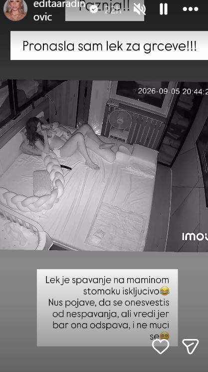 Edita otkrila kroz šta prolazi sa bebom:"Pronašla sam lek, samo da se ona ne muči" 7 du